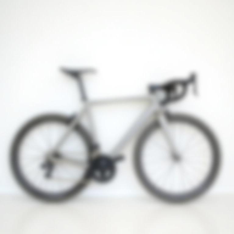 Titanium road bike with electronic shifting