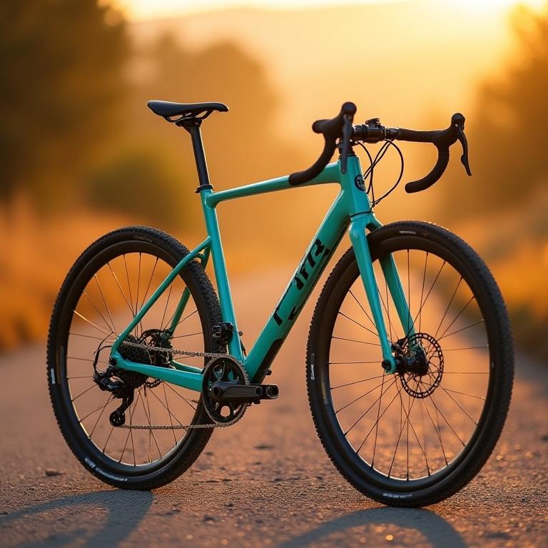 Custom painted carbon gravel bike